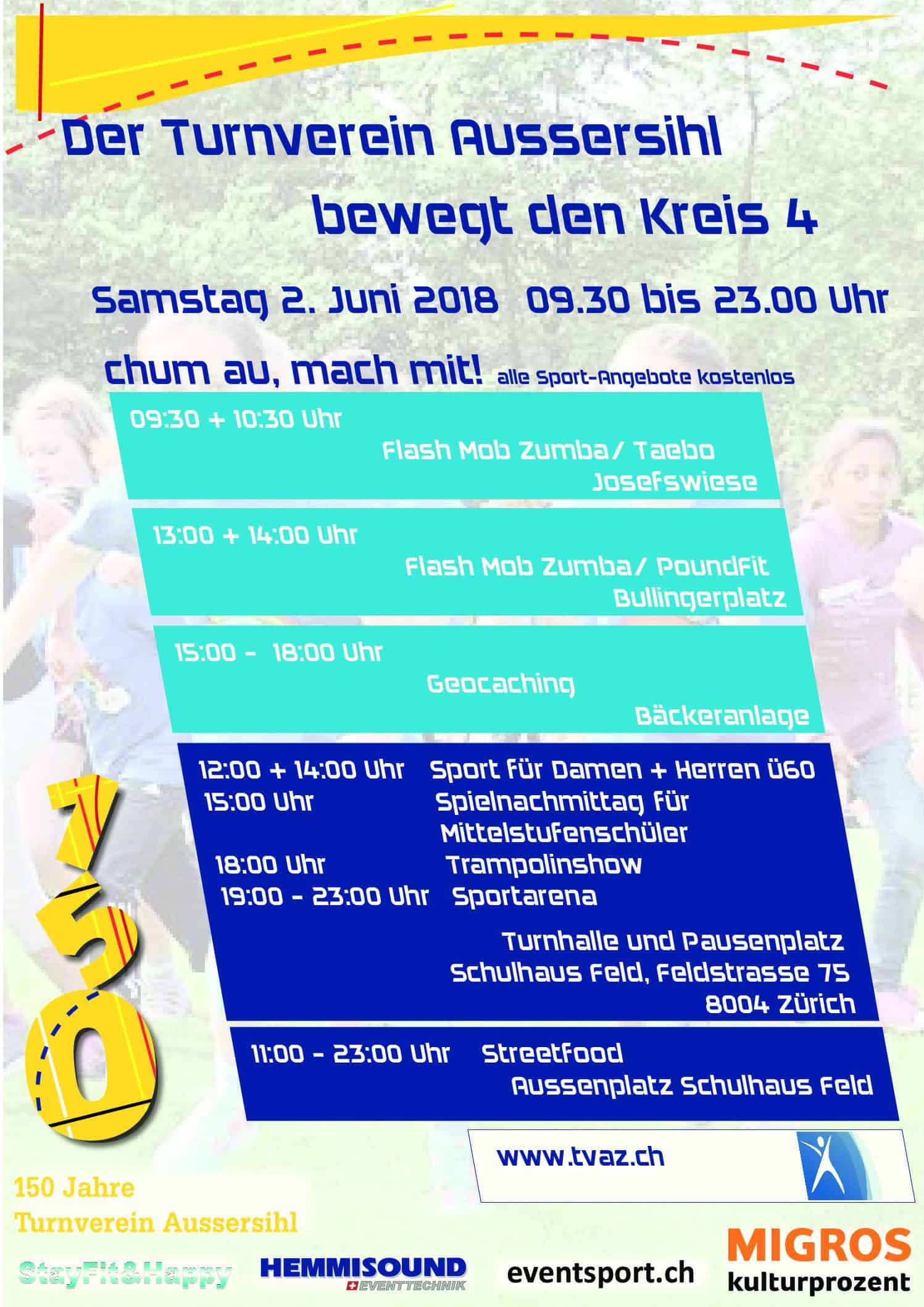 Bewegte 150 Jahre, wollen den Kreis 4  bewegen