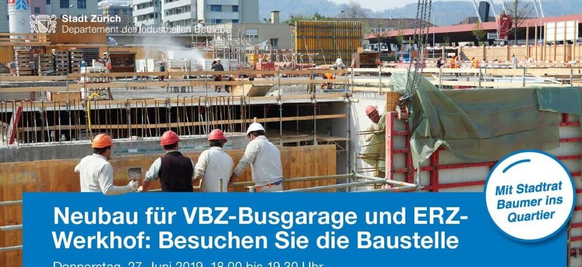 Neubau für VBZ-Busgarage und ERZ-Werkhof