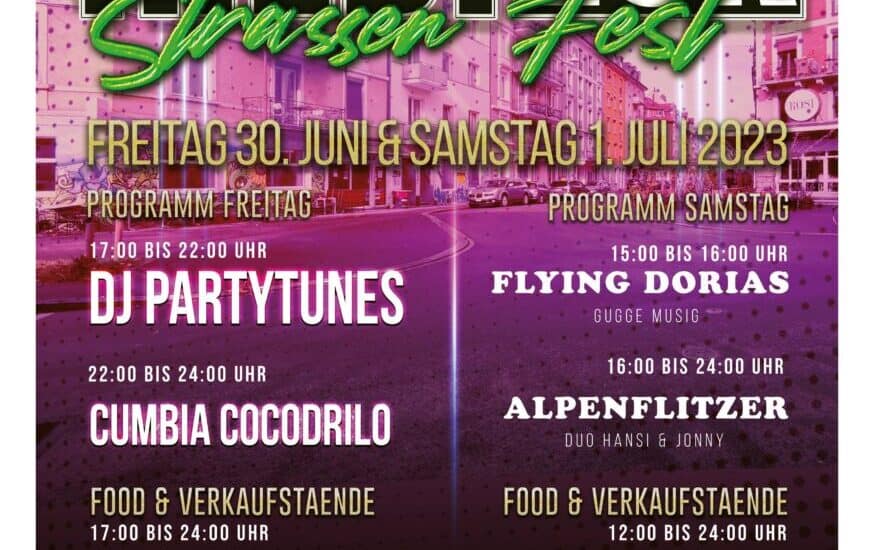 Hildi-Eck Strassenfest 30.6.–1.7.2023