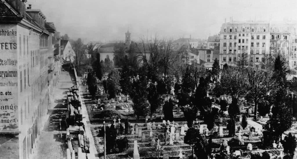 Spätherbst auf dem Friedhof Sihlfeld