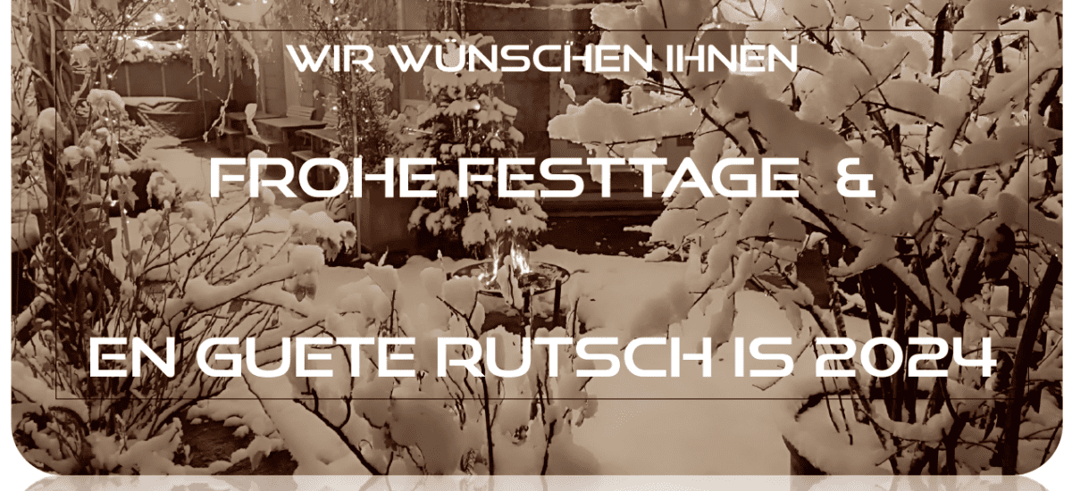 FROHE FESTTAGE