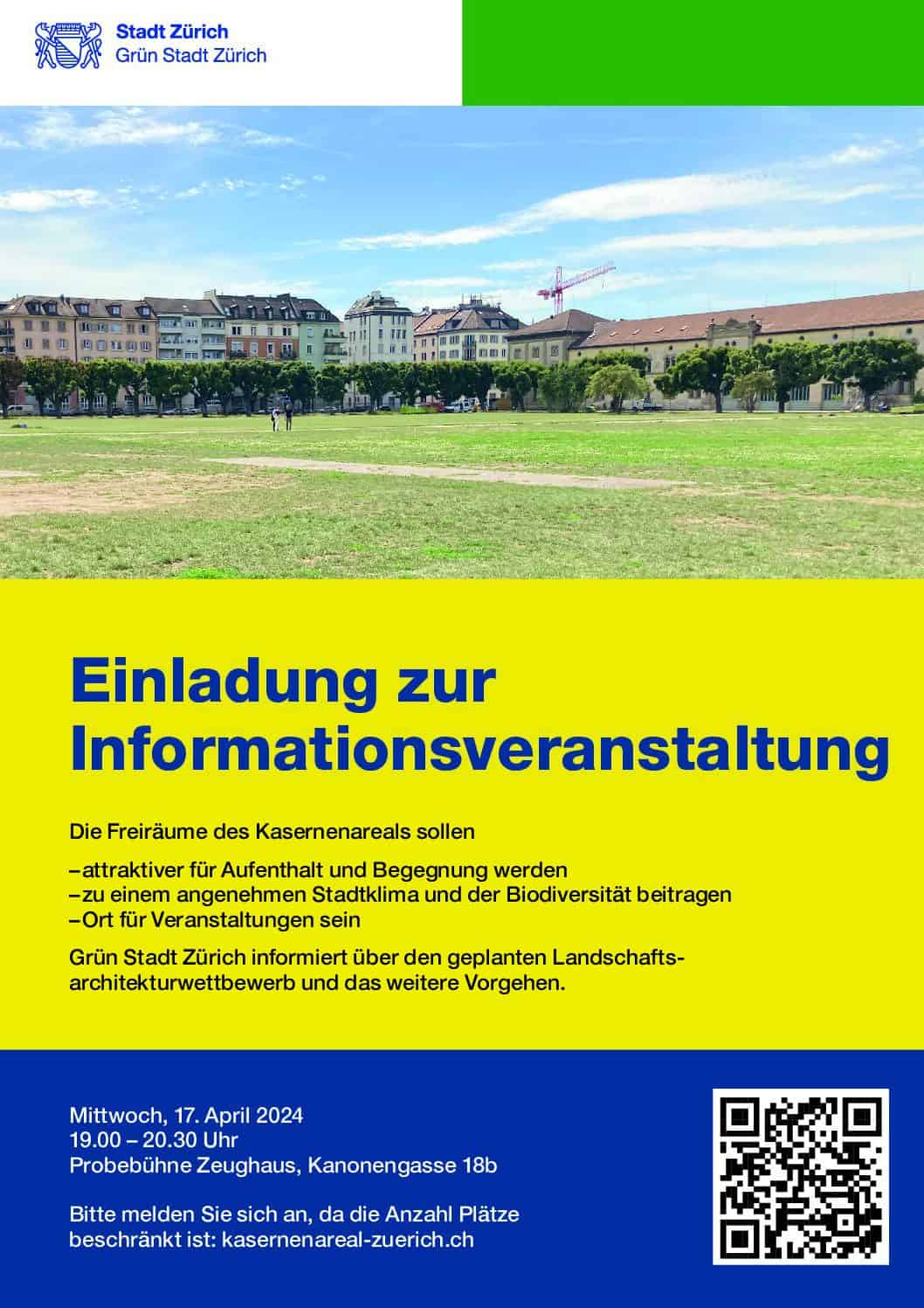 Einladung zur Informationsveranstaltung „Kasernenfreiraum“